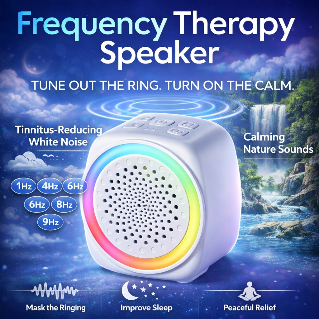 Actively Reduces Tinnitus at Night – Precision Sound Therapy That Rebalances What You Hear With HZ Therapy